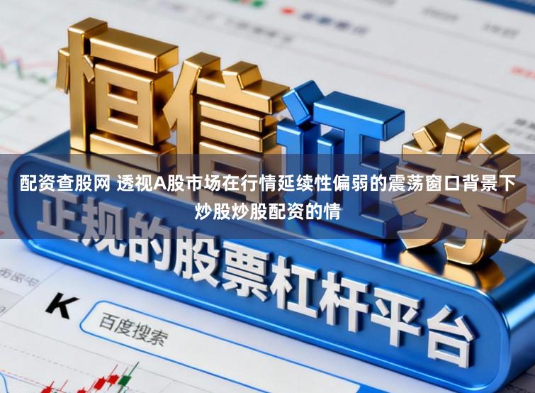 配资查股网 透视A股市场在行情延续性偏弱的震荡窗口背景下炒股炒股配资的情