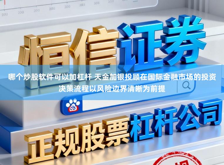 哪个炒股软件可以加杠杆 天金加银投顾在国际金融市场的投资决策流程以风险边界清晰为前提